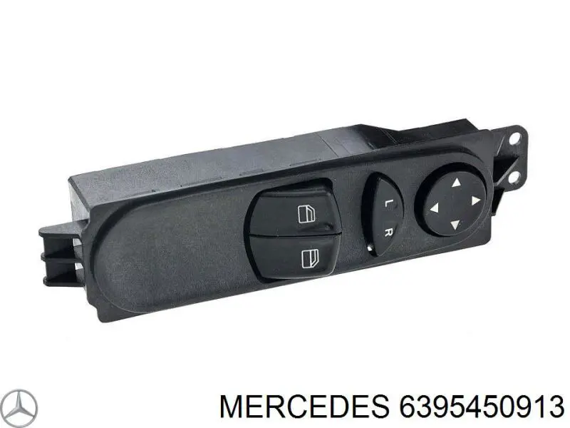 Panel przyciskowy sterowania podnośnikiem szyby przedni lewy Mercedes 6395450913 cena, od 43,42 USD