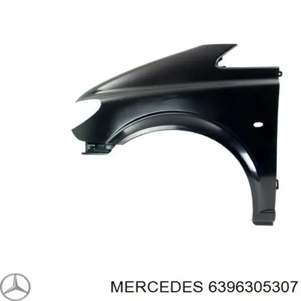 Błotnik przedni lewy Mercedes 6396305307 cena, od 127,36 USD