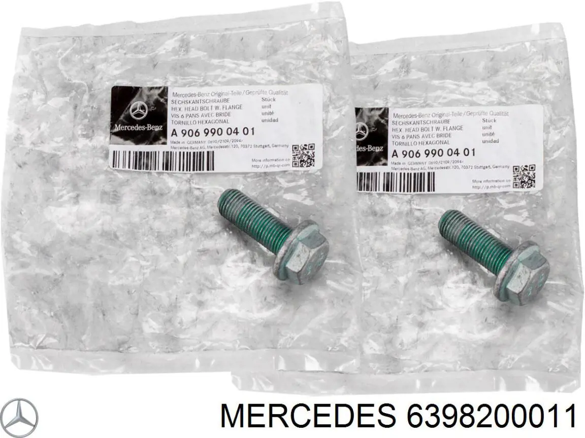 6398200011 Mercedes Czujnik zamykania drzwi (wyłącznik krańcowy), drzwi przesuwnych, na karoserii