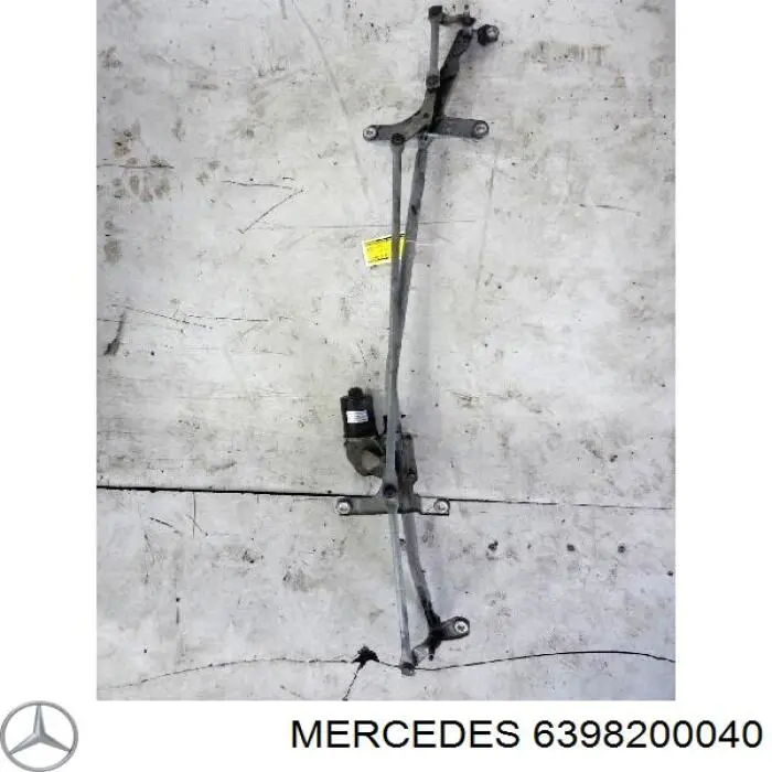 Mechanizm wycieraczek Mercedes A6A398200040 cena, od 59,59 USD