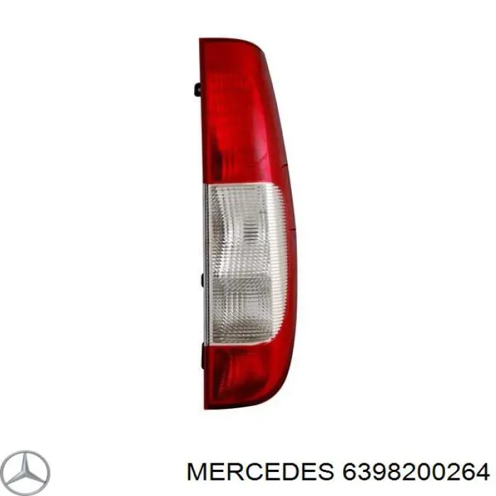 6398200264 Mercedes Lampa zespolona tylna prawa