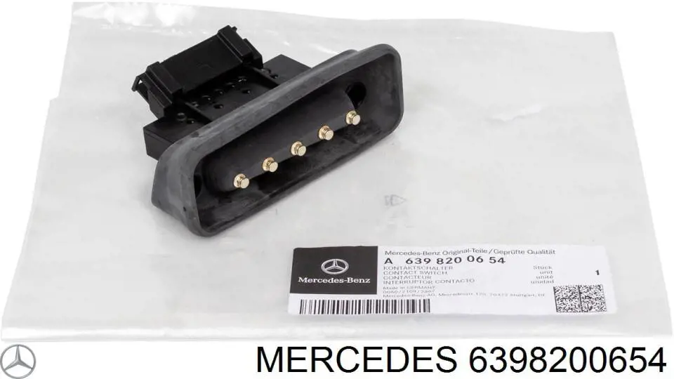Czujnik zamykania drzwi (wyłącznik krańcowy), na drzwiach przesuwnych Mercedes 6398200654 cena, od 39,26 USD