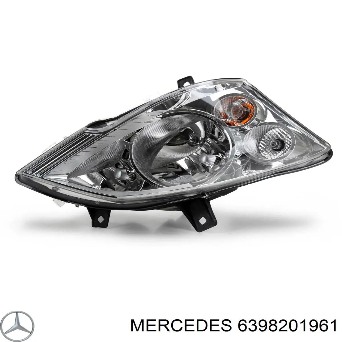 6398201961 Mercedes Reflektor prawy