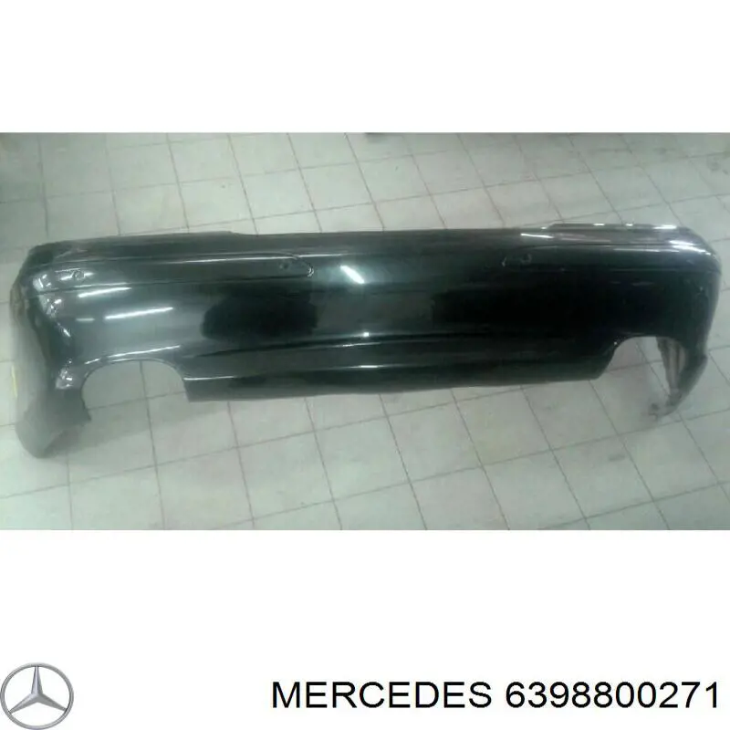 Zderzak tylny Mercedes 6398800271