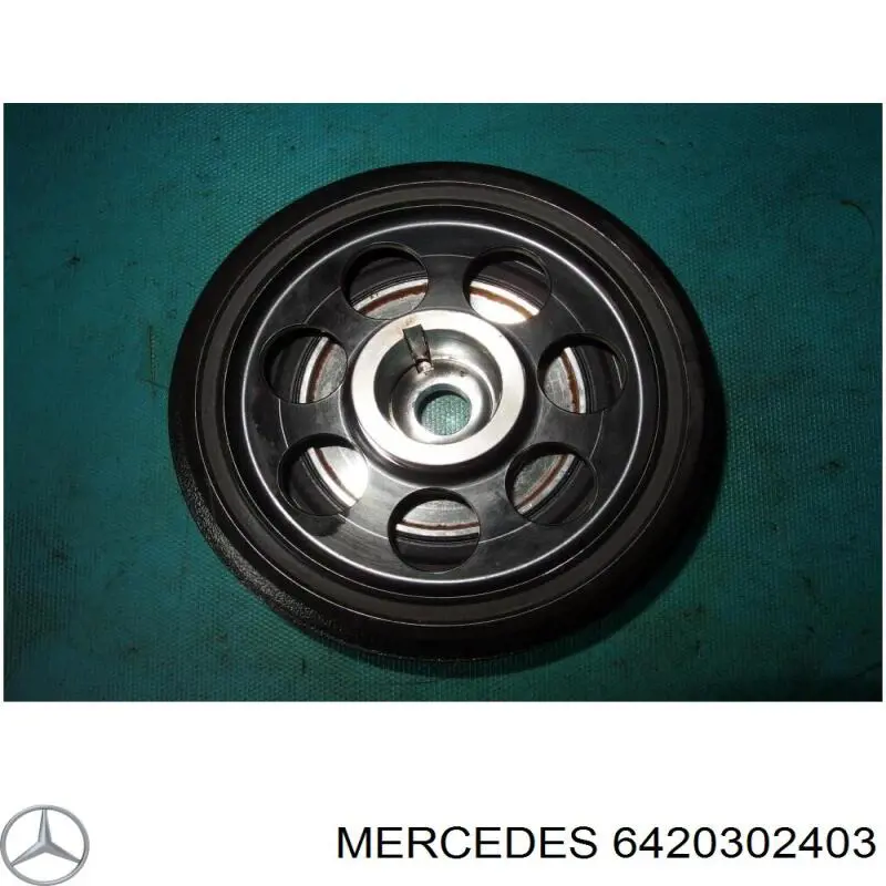 A6420301703 Mercedes Koło pasowe wału korbowego