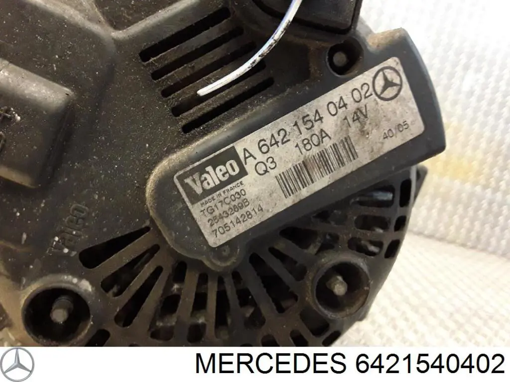Alternator 6421540402 Mercedes