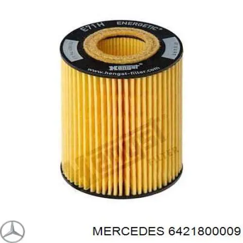 Do koszyka 6421800009 Mercedes Filtr oleju