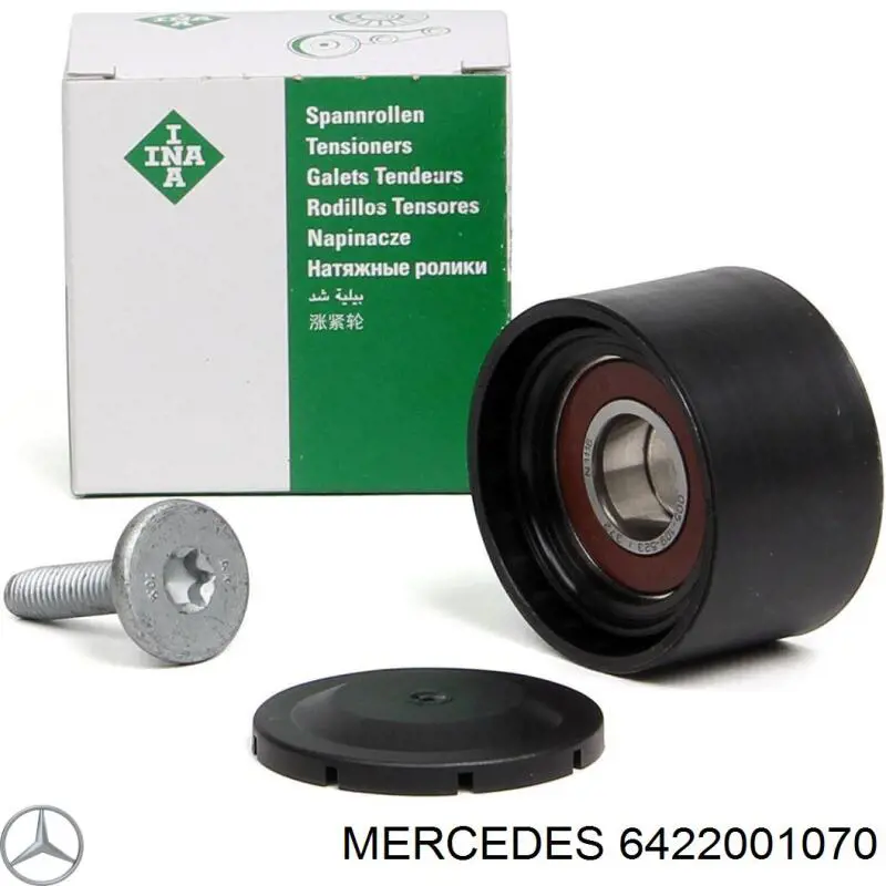 Do koszyka 6422001070 Mercedes Rolka prowadząca, kierunkowa paska napędowego