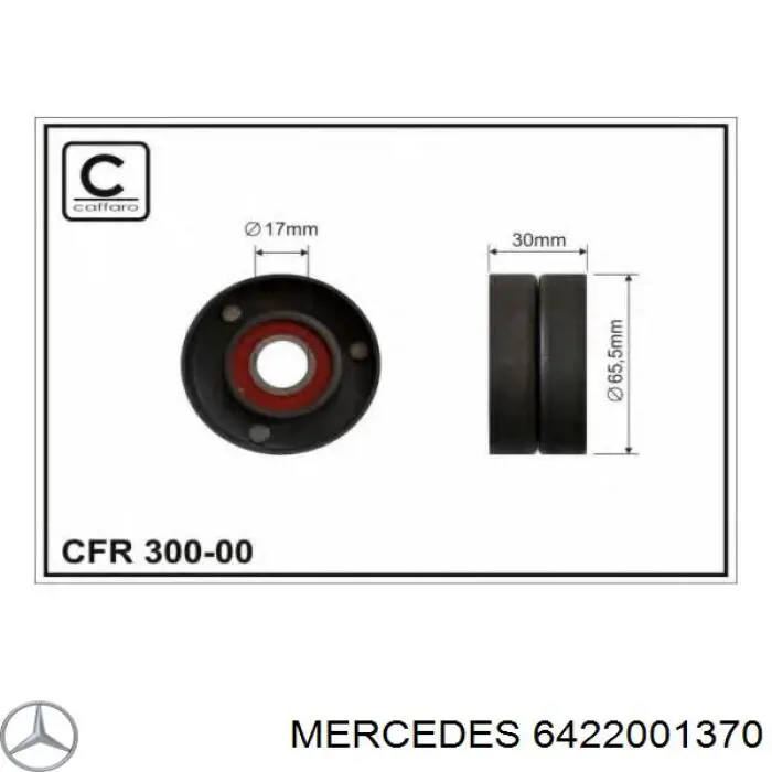 Do koszyka 6422001370 Mercedes Napinacz paska napędowego