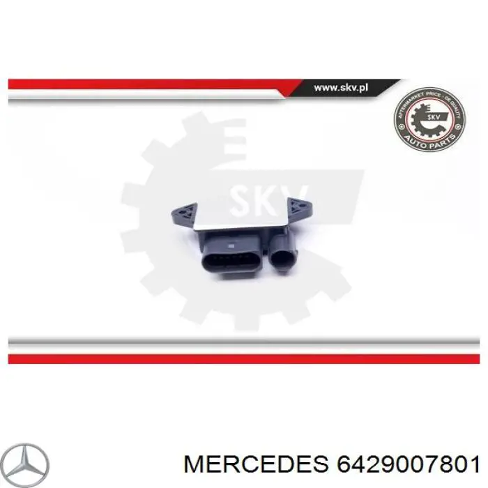 Przekaźnik świec żarowych Mercedes 6429007801