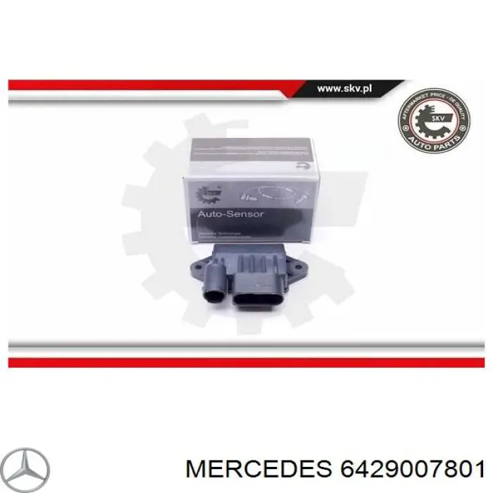 Przekaźnik świec żarowych Mercedes 6429007801 cena, od 111,11 USD