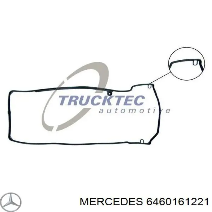 Do koszyka 6460161221 Mercedes Uszczelka pokrywy zaworowej silnika