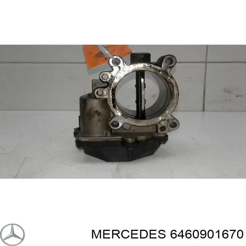 Do koszyka 646090197007 Mercedes Przepustnica, komplet