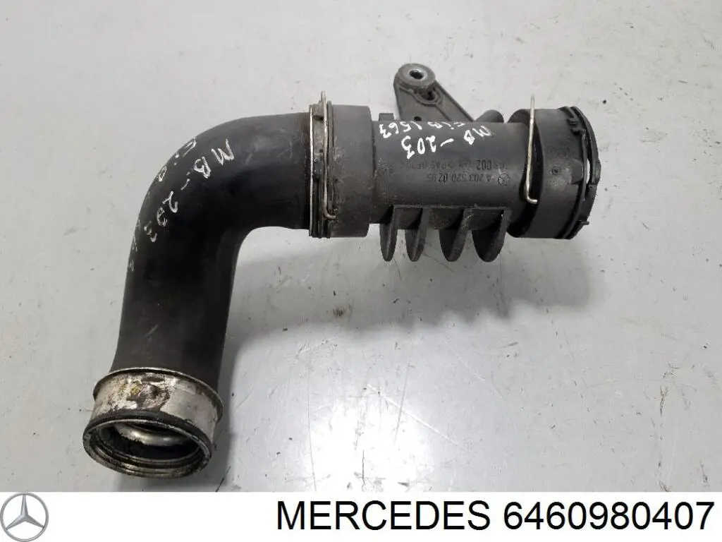 Króciec powietrza, wylot z turbiny (doładowanie) Mercedes 6460980407 cena, od 27,84 USD