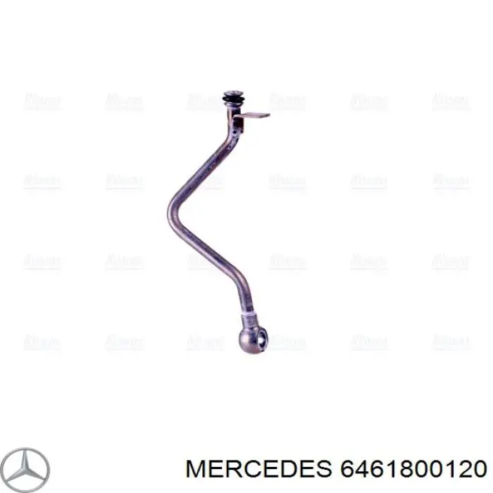 6461800120 Mercedes Rurka (przewód) dopływu oleju do turbiny