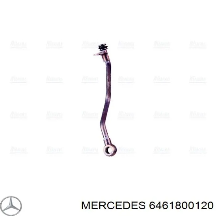 Rurka (przewód) dopływu oleju do turbiny Mercedes 6461800120 cena, od 58,96 USD