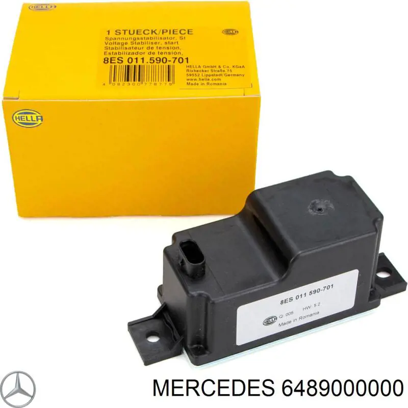 Przekaźnik świec żarowych Mercedes 6489000000 cena, od 68,92 USD