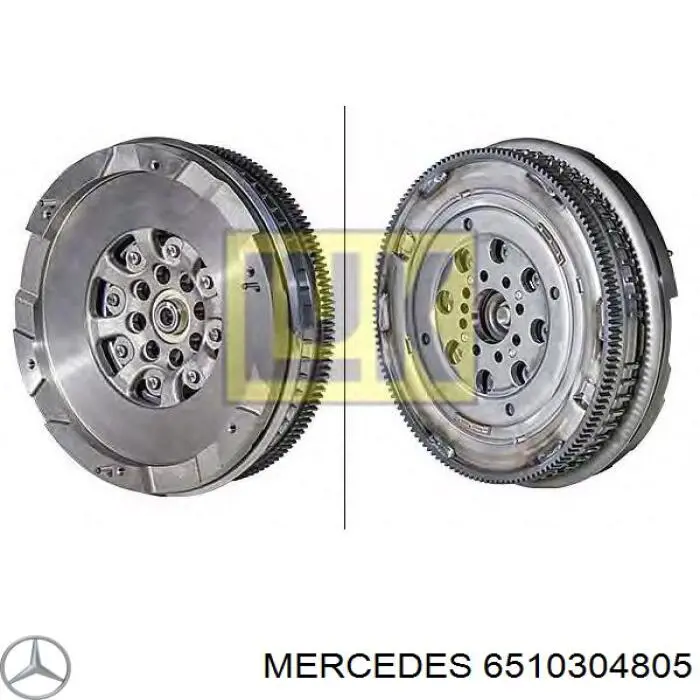 Koło zamachowe silnika Mercedes A6510302705 cena, od 64,70 USD