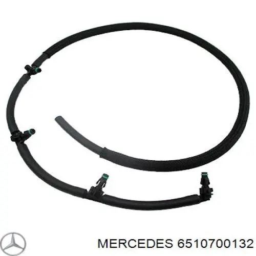 Rurka paliwa, zwrotna od wtryskiwaczy Mercedes 6510700132 cena, od 33,41 USD
