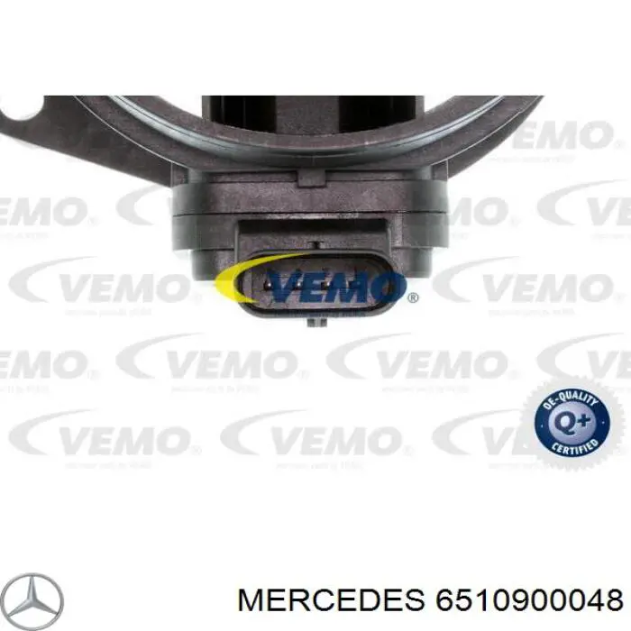 6510900048 Mercedes Czujnik przepływu powietrza, przepływomierz powietrza M.A.F.