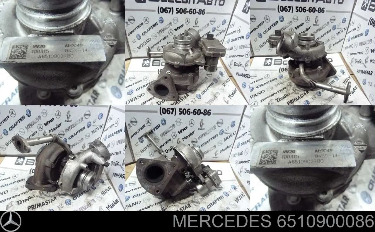 6510900086 Mercedes Turbina