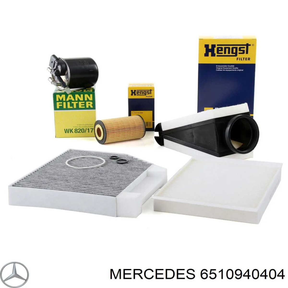 Do koszyka 6510940404 Mercedes Filtr powietrza