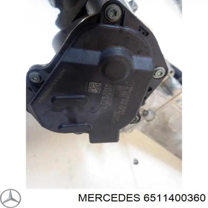 Do koszyka 6511400360 Mercedes Zawór recyrkulacji spalin EGR