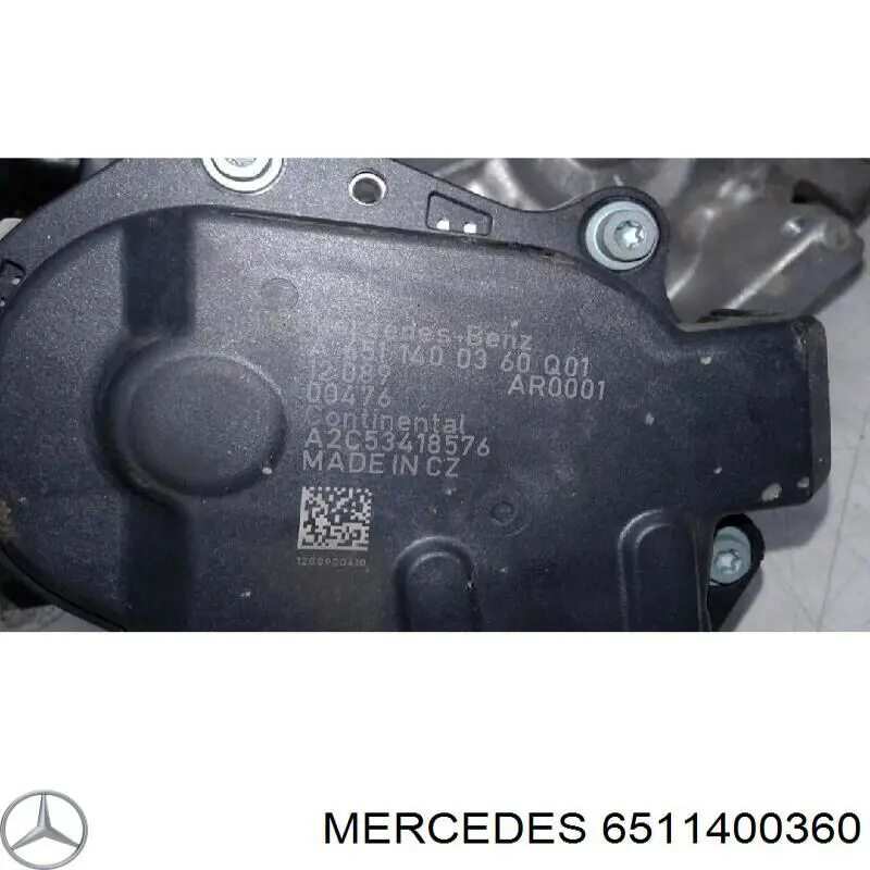 Zawór recyrkulacji spalin EGR Mercedes 6511400360 cena, od 140,50 USD