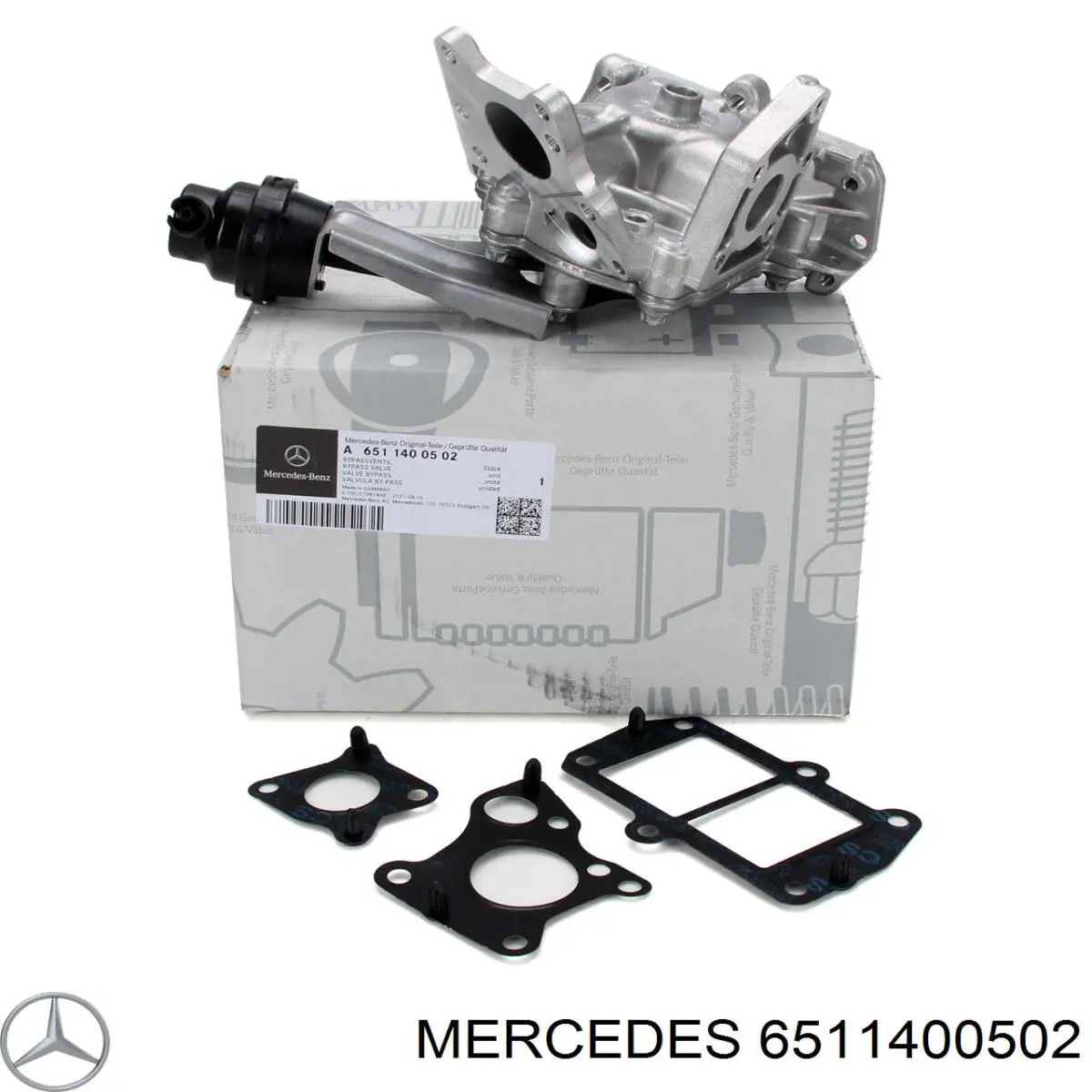Zawór obejściowy (by-pass) ERG recyrkulacji spalin Mercedes A6511400302 cena, od 139,61 USD