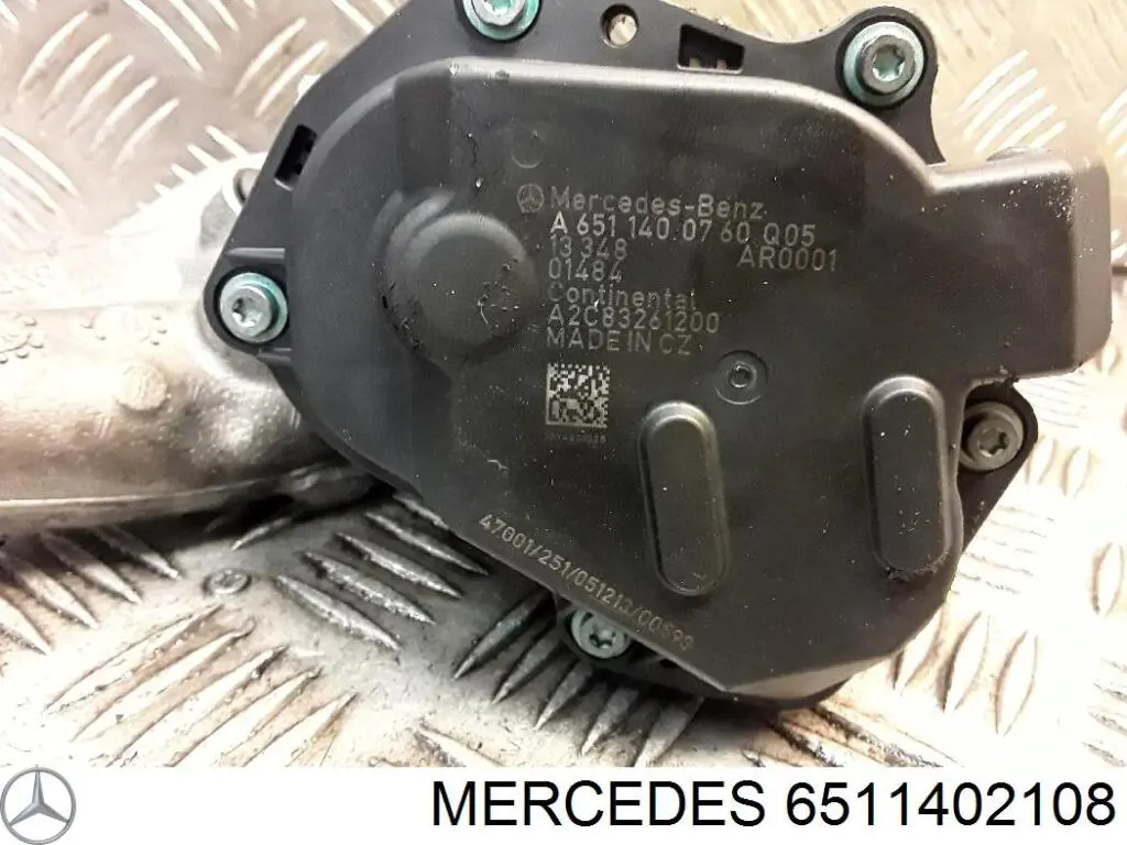 Króciec układu recyrkulacji spalin Mercedes 6511402108 cena, od 35,75 USD