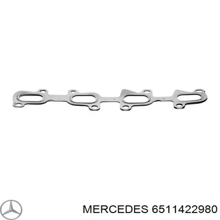 Do koszyka 6511422980 Mercedes Uszczelka kolektora wydechowego