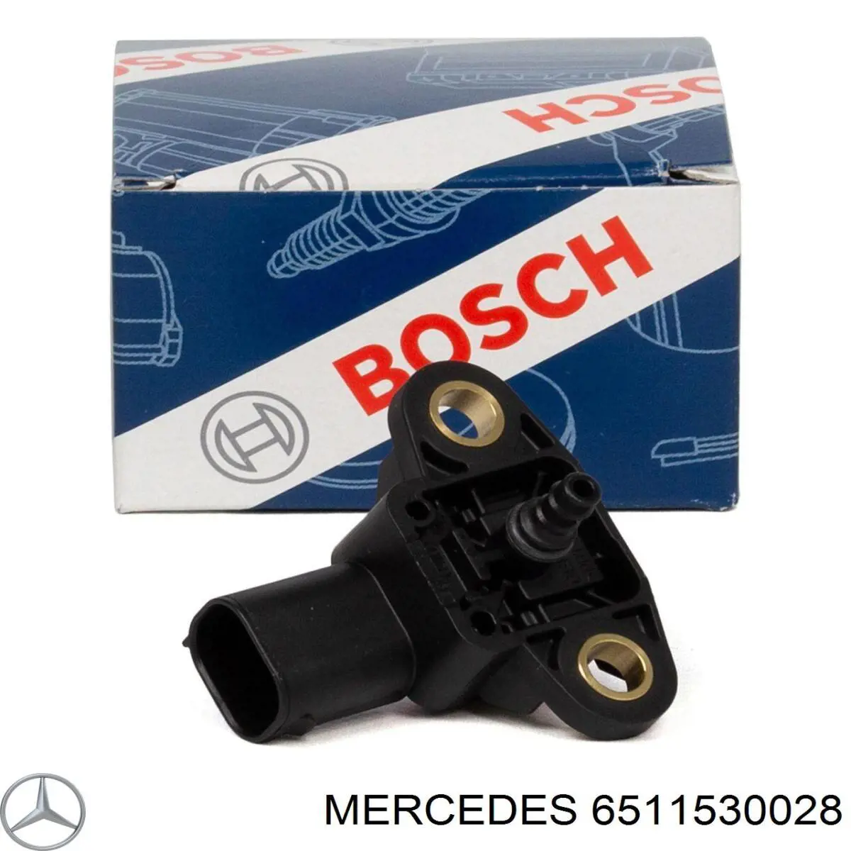 Czujnik temperatury powietrza wlotowego Mercedes 6511530028 cena, od 46,02 USD