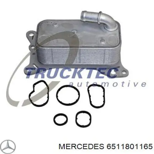 Chłodnica oleju Mercedes 6511801165 cena, od 57,22 USD