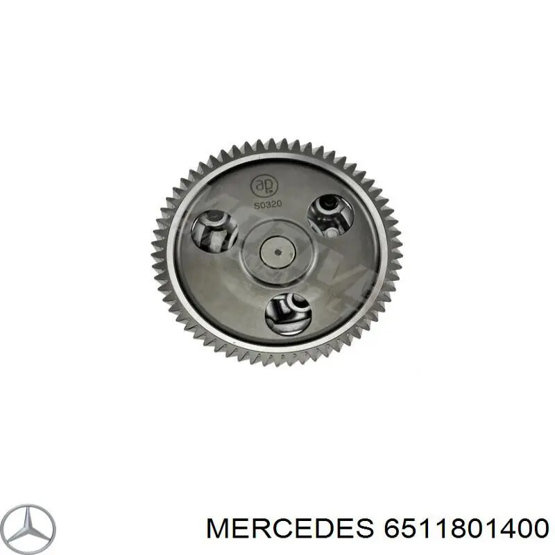 Do koszyka 6511801400 Mercedes Pompa oleju