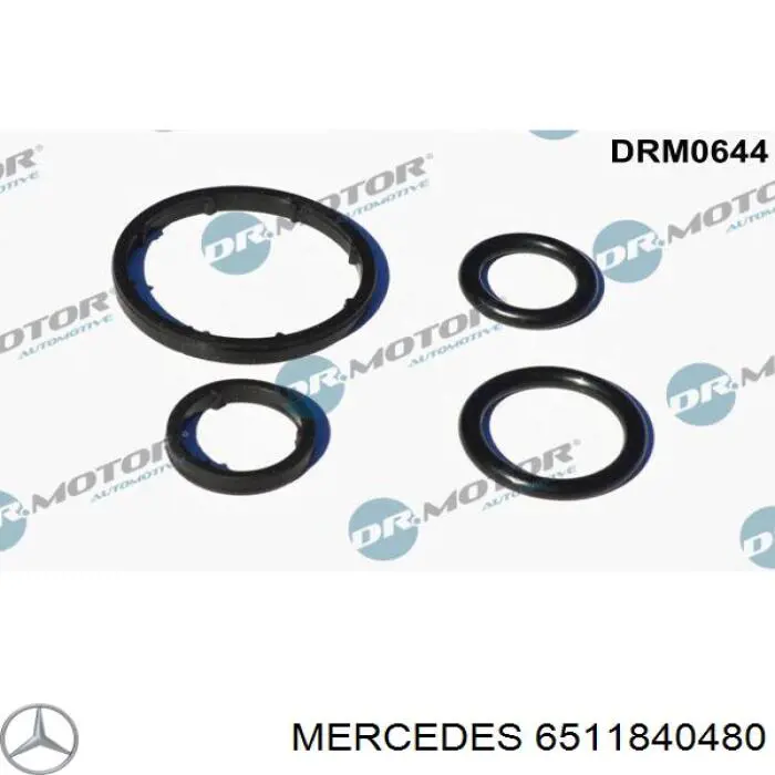 Uszczelka chłodnicy oleju Mercedes 6511840480 cena, od 5,21 USD