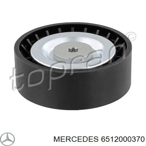 Rolka prowadząca, kierunkowa paska napędowego Mercedes 6512000370 cena, od 15,12 USD