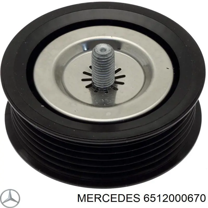 Rolka prowadząca, kierunkowa paska napędowego Mercedes 6512000670 cena, od 14,86 USD