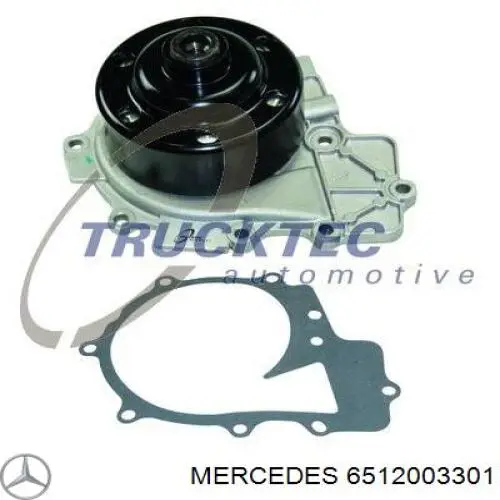 Do koszyka 6512003301 Mercedes Pompa chłodząca wodna