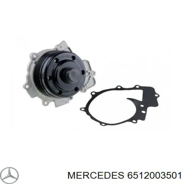Pompa chłodząca wodna 6512003501 Mercedes