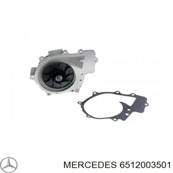 Do koszyka 6512003501 Mercedes Pompa chłodząca wodna