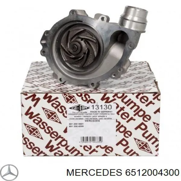 Pompa chłodząca wodna Mercedes 6512004300 cena, od 60,40 USD