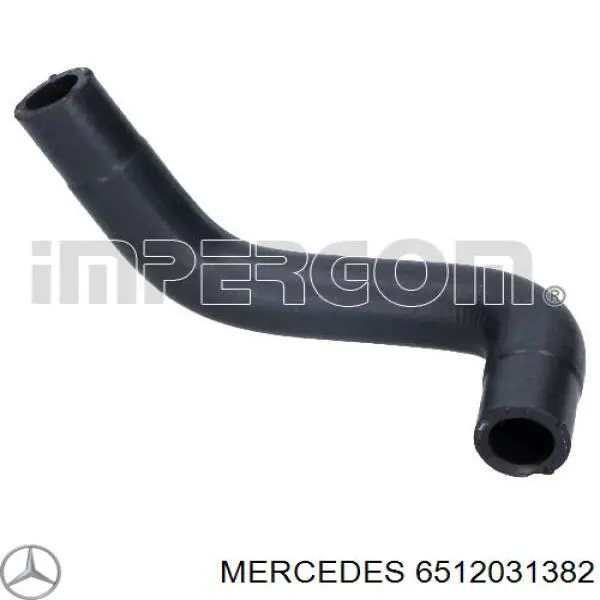 6512031382 Mercedes Wąż (rura) chłodzenia wymiennika ciepła oleju, zwrot