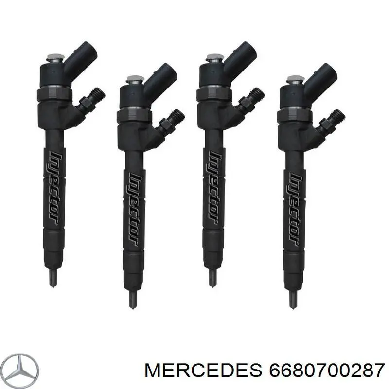 Wtryskiwacz paliwa Mercedes 6680700287 cena, od 143,02 USD