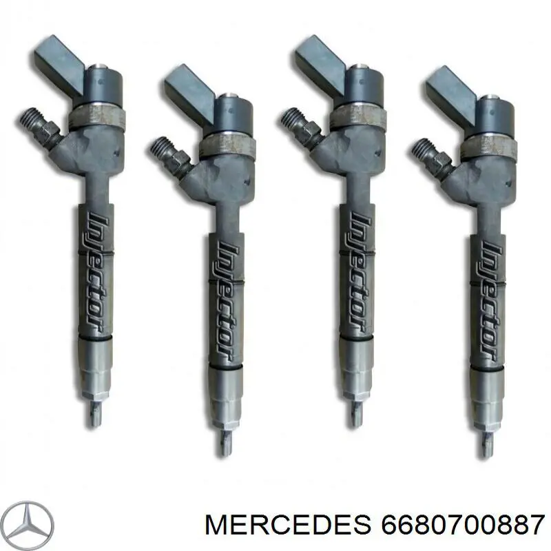 6680700887 Mercedes Wtryskiwacz paliwa