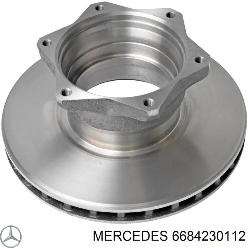 Do koszyka 6684230112 Mercedes Tarcza hamulcowa tylna