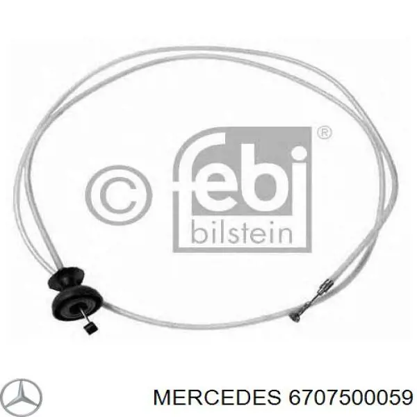 6707500059 Mercedes Linka otwierania maski