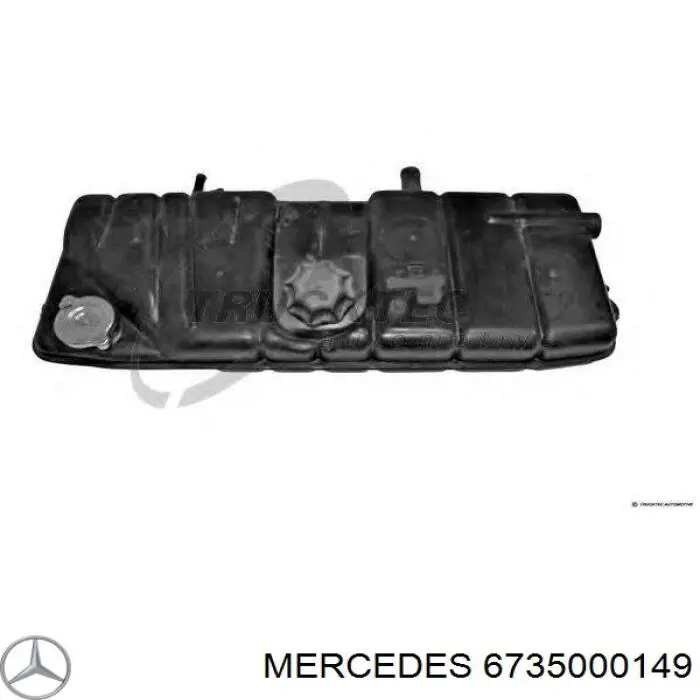Zbiorniczek wyrównawczy układu chłodzenia Mercedes 6735000149 cena, od 133,66 USD