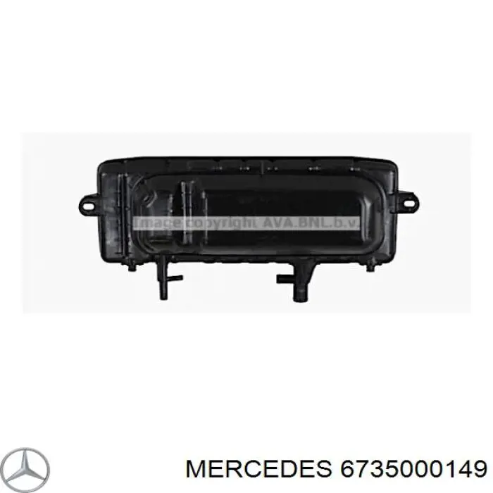 Zbiorniczek wyrównawczy układu chłodzenia 6735000149 Mercedes