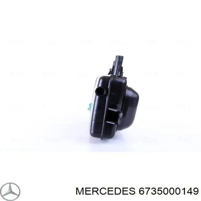 Do koszyka 6735000149 Mercedes Zbiorniczek wyrównawczy układu chłodzenia