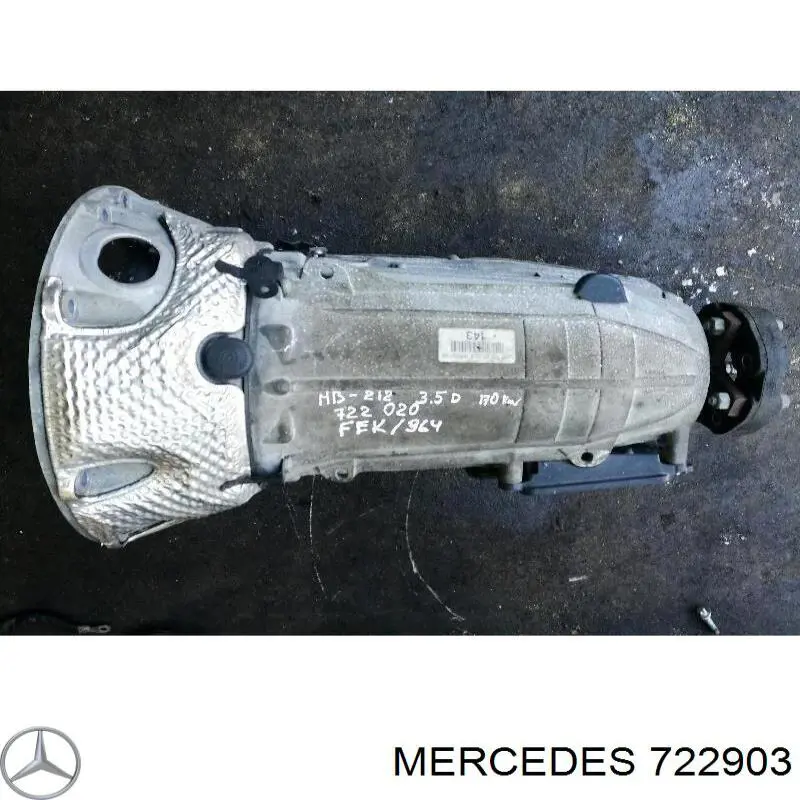 Automatyczna skrzynia biegów, kompletna do Mercedes ML/GLE  W166